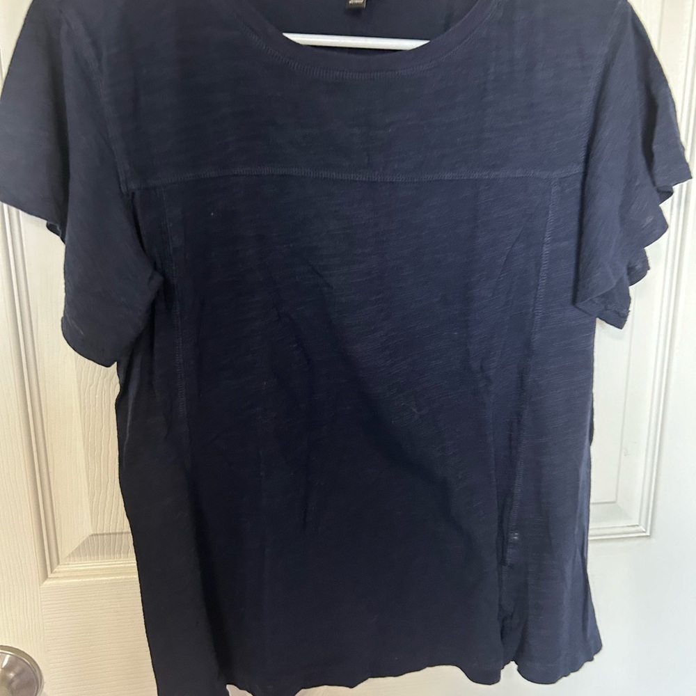 Banana Republic Dark Blue Short Sleeve Tee